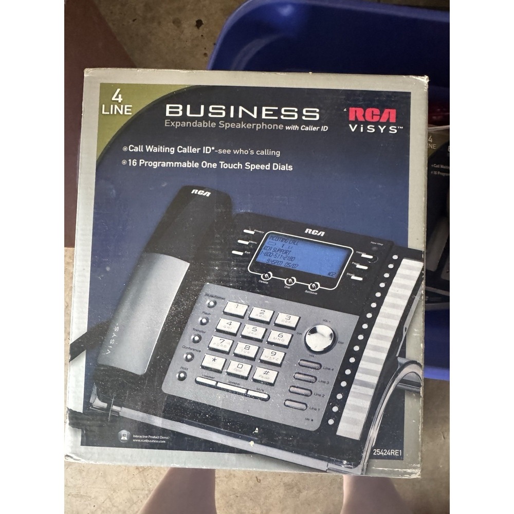 RCA 4 Line Corded Business Expandable Phone Model 25423RE1